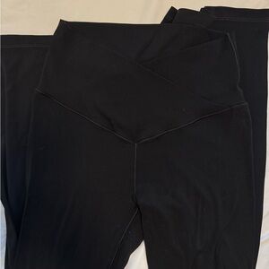 Aerie crossover flare leggings